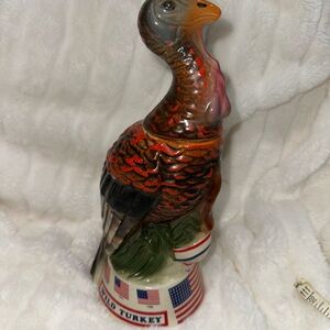 Vintage Wild Turkey Spirit of ’76 Ceramic Bourbon Decanter w/ Stopper